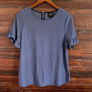 W5 Blue Blouse Women’s Size Medium